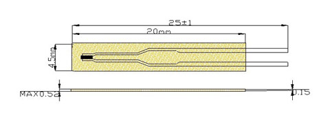 Film temperature sensor