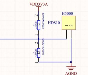 抵抗分圧器出力 0~3.3V 3V アナログ電圧