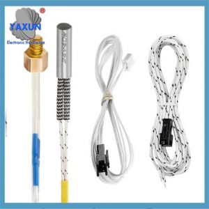 3D Printer Thermistor 100k NTC 3950 with 1 Meter Extended Cable Wire Use for Ender 3 V2 Pro CR10 and Other 3D Printer Extruder Hotend