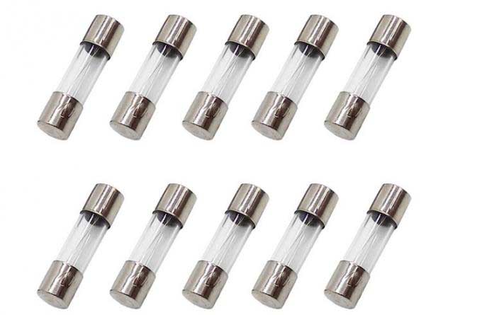 5x20 White Bayonet Type Fuse Holder for 5x20 glass fuses