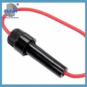 Black 30mm Inline Fuseholder 20a 250v R3-32b3