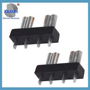 Black Silver Tone Auto Fuse Holders SL-506P