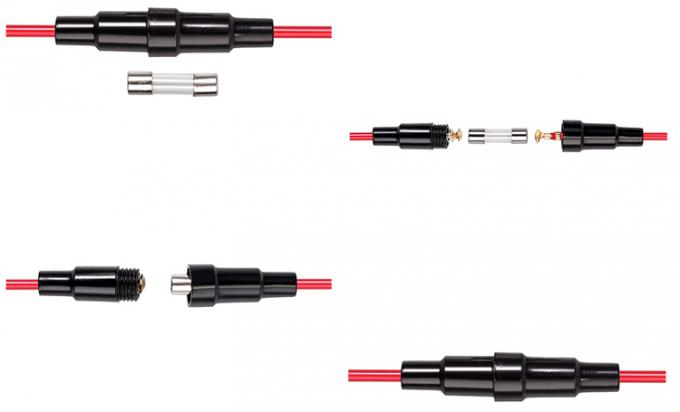 Fearures of R3-32 the 5x20 In-line Mount Fuse Holder