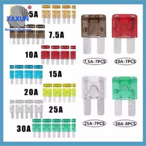 Micro2 Blade Fuses Assorted Kit Car Truck 30A 25A 20A 15A 10A 7.5A 5A