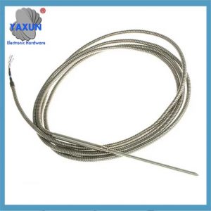 PT100 RTD Sensor, 5mm Dia, 150mm Long, 2 x 3 Wire, Probe, Class A B +250°C Max