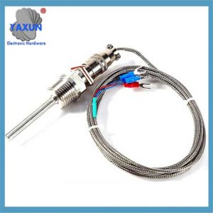 ProSense temperature sensor, Pt100 RTD, lead wire transition probe, 6in insertion length, 1/4in probe diameter