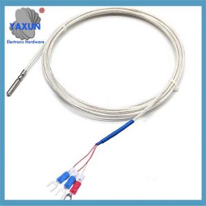 Thermocouple PT100 Temperature Sensor Probe Thread Terminal with Stainless Steel Material for Industrial and Home Use in Heating