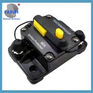 25A~300A Automotive Circuit Breakers Waterproof With Yellow Button Switch