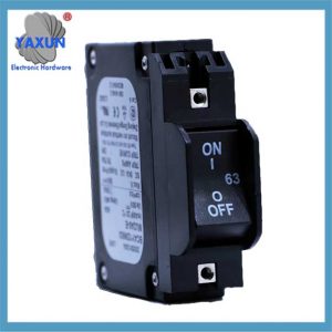 Airpax Magnetic Hydraulic Circuit Breaker, 60A 80VDC, 10A 250VAC