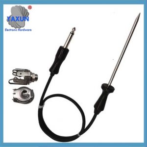 BBQ barbecue oven temperature probe with 6.3 audio plug