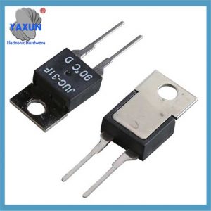 Bi-Metallic Thermostat, Opens +100°C, Close +60°C, +150°C Max, CAROLINA DEL NORTE, Automatic Reset, PCB