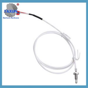 EV car charger handle temperature sensor