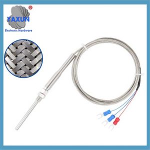 3-wire PT100 platinum resistance thermocouple with shielded cable