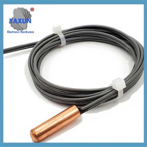 Flat Surface Mount Brass Screw NTC Temperature Sensor and Custom cable