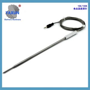 NTC 3.3K BBQ Handheld Meat NTC sensor Probe and Food temperature probe Custom cable