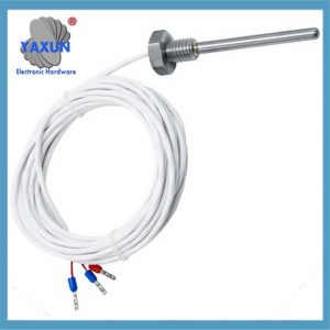 3-wire PT100 temperature probe for industrial temperature control Class B, Class A high accuracy