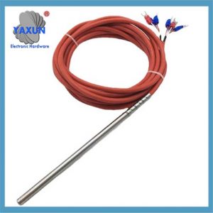 Temperature acquisition of 4-wire PT100 temperature sensor