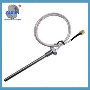 PT100 PT1000 Sensor with Thread Probe High Temperature Cable