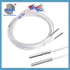 Stainless steel RTD platinum thermal resistance temperature sensor for industrial and medical equipment