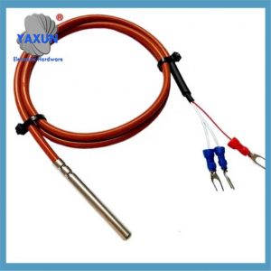 Three-Wire pt100 Pt1000 Temperature Sensor Platinum Thermal Resistance Wire Waterproof Probe