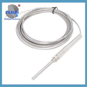 Ultra-Small Temperature Sensor, PT100 50mm Probe, High Temperature Resistant, 5m Cable